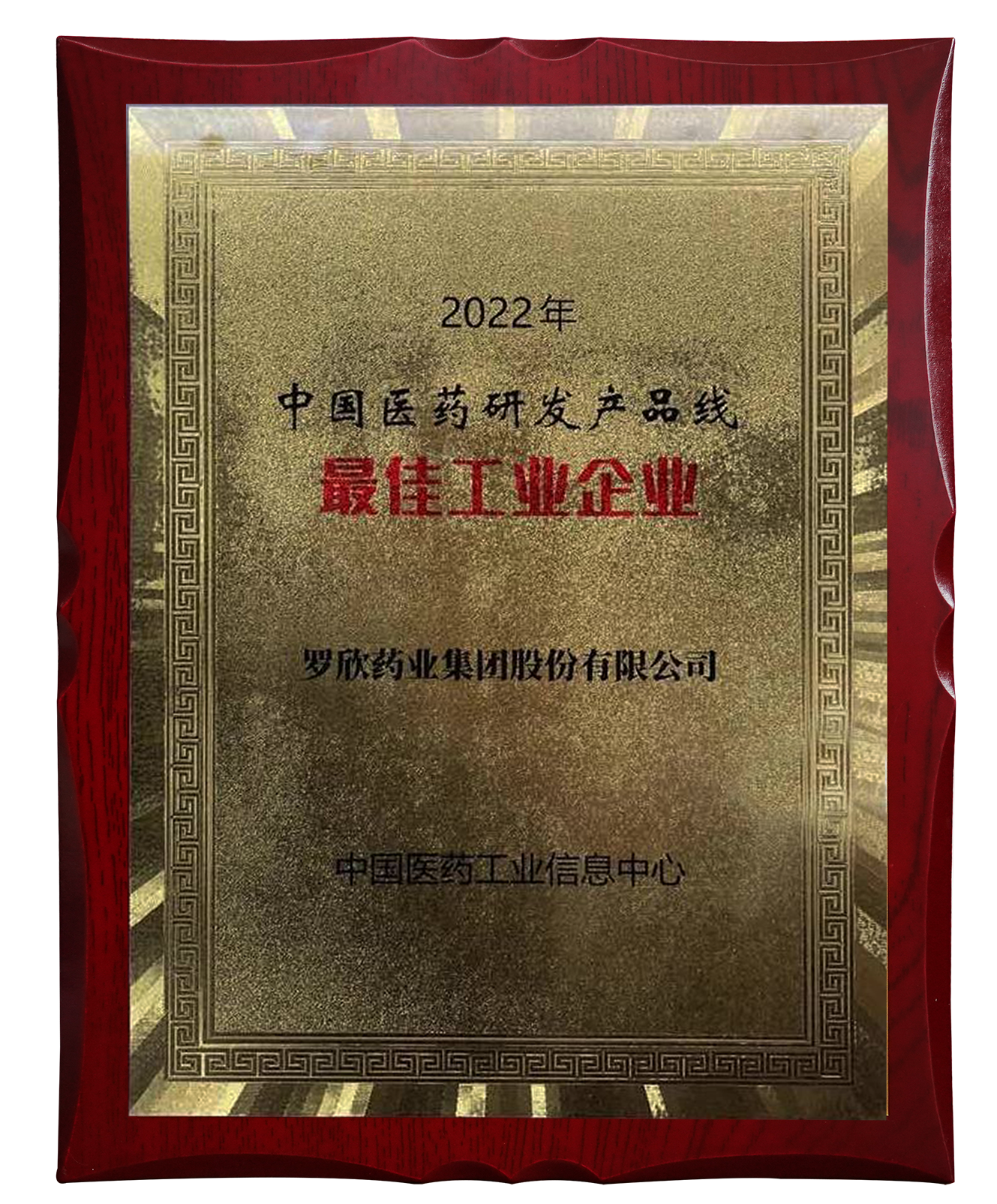 2022年中國醫藥研發產品線最佳工業企業